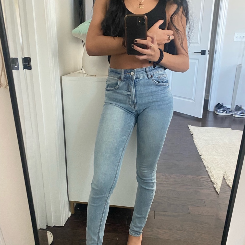 Light Blue Skinny Jeans